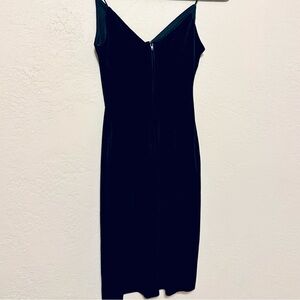B. Smart Classic Black Velvet Mini Dress size XS NWOT